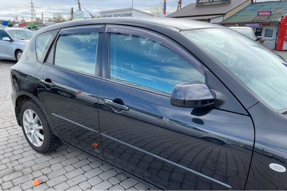Mazda 3 2003-2009 Window Deflectors HB (4 pcs, HIC) Photo 4