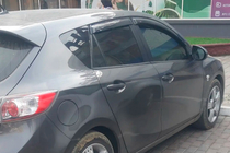 Mazda 3 2009-2013 Window Deflectors HB (4 pcs, HIC) photo 1