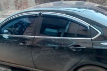 Mazda 6 2008-2012 Window Deflectors with Chrome Trim SD (4 pcs, HIC) photo 2