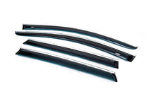 Mazda CX-9 2017- Window deflectors with chrome trim (4 pcs, HIC) photo 2