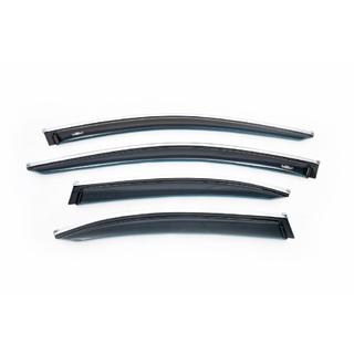 Window Deflectors with Chrome Trim SD (4 pcs, HIC) photo 2