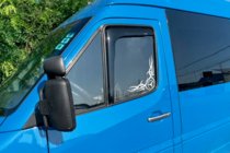 Mercedes Sprinter W901/902/903/904/905 1995–2006 In-channel window deflectors (2 pcs, HIC) photo 1