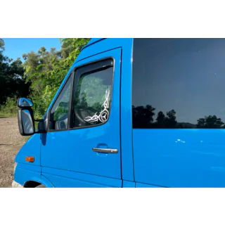 In-channel window deflectors (2 pcs, HIC) photo 3