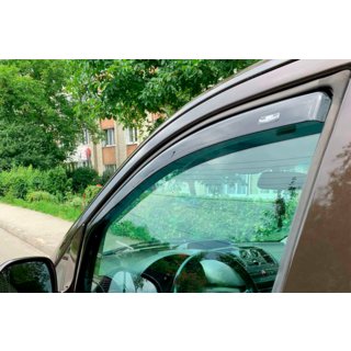 In-channel window deflectors (2 pcs, HIC) Mercedes Vito W639 2004-2014 photo 3