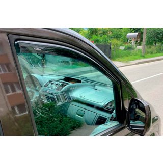 In-channel window deflectors (2 pcs, HIC) Mercedes Vito W639 2004-2014 photo 1