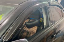 Mitsubishi Lancer X 2008- Window Deflectors (4 pcs, HIC) photo 5