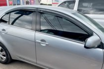 Mitsubishi Lancer X 2008- Window Deflectors (4 pcs, HIC) photo 1