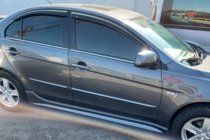 Mitsubishi Lancer X 2008- Window Deflectors (4 pcs, HIC) photo 7