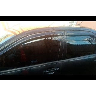 Window Deflectors SD (4 pcs, HIC) Mitsubishi Lancer 9 2004-2008 photo 4