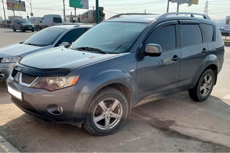 Mitsubishi Outlander 2006-2012 Window Deflectors (4 pcs, HIC) Image