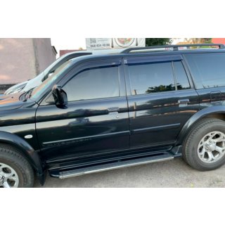 Window Deflectors (4 pcs, HIC) Mitsubishi Pajero Sport 1996-2007 photo 1