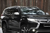 Mitsubishi Pajero Sport 2015- Window Deflectors (4 pcs, HIC) photo 7