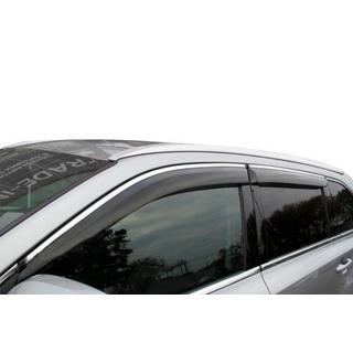 Window deflectors with chrome trim (4 pcs, HIC)