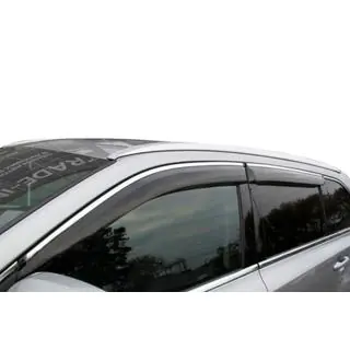 Window deflectors with chrome trim (4 pcs, HIC)