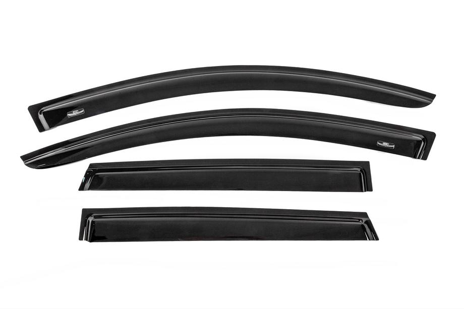 Nissan Qashqai 2007-2010 Window deflectors for 7-seater (4 pcs, HIC) Image