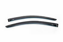 Nissan Qashqai 2010-2014 Front wind deflectors (2 pcs, HIC) photo 2