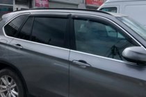 Nissan Qashqai 2014-2021 Window deflectors with chrome trim (4 pcs, HIC) photo 8