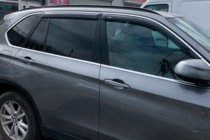 Nissan Qashqai 2014-2021 Window deflectors with chrome trim (4 pcs, HIC) photo 10