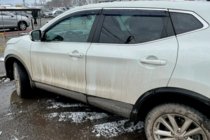 Nissan Qashqai 2014-2021 Window deflectors with chrome trim (4 pcs, HIC) photo 2