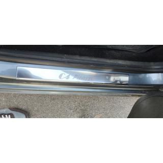Carmos Door Sill Protectors (4pcs, Stainless Steel) Citroen C-4 Picasso 2006-2013 photo 4