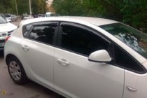 Opel Astra J 2009-2015 Window Deflectors HB (4 pcs, HIC) photo 1