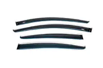 Opel Insignia 2008-2017 Window deflectors with chrome trim SD/HB (4 pcs, HIC) photo 2