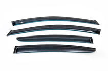 Renault Fluence 2009-2016 Window Deflectors (4 pcs, HIC) photo 2