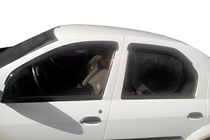 Renault Logan I 2005-2008 Window Deflectors (4 pcs, HIC) photo 1