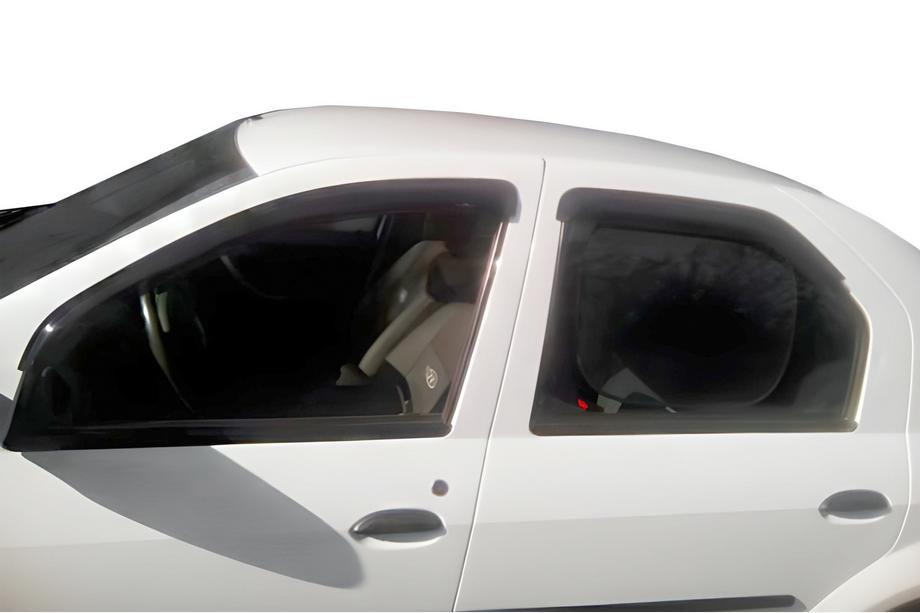 Renault Logan I 2005-2008 Window Deflectors (4 pcs, HIC) Image