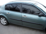Renault Megane II 2004-2009 Window Deflectors SD (4 pcs, HIC) photo 1
