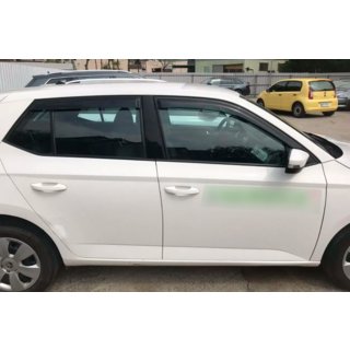 Window Deflectors HB (4 pcs, HIC) Skoda Fabia 2014-2021 photo 2