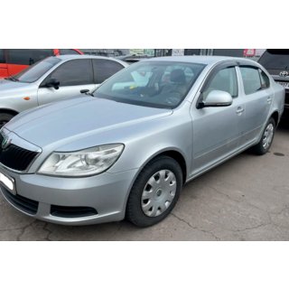 Window Deflectors Liftback (4 pcs, HIC) Skoda Octavia II A5 2006-2010 photo 2