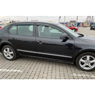 Window Deflectors SD (4 pcs, HIC) Skoda Superb 2009-2015 photo 4
