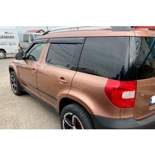 Window Deflectors (4 pcs, HIC) Skoda Yeti 2009-2017 photo 2