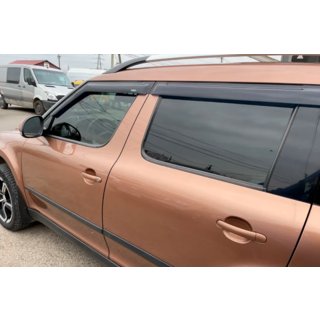 Window Deflectors (4 pcs, HIC) Skoda Yeti 2009-2017 photo 3