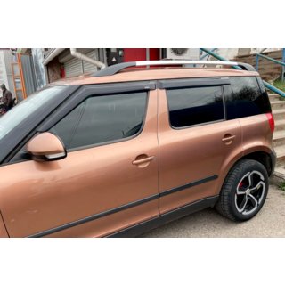 Window Deflectors (4 pcs, HIC) Skoda Yeti 2009-2017 photo 1