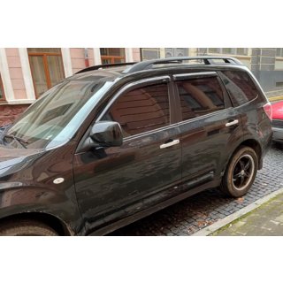 Window Deflectors (4 pcs, HIC) Subaru Forester 2008-2013 photo 1