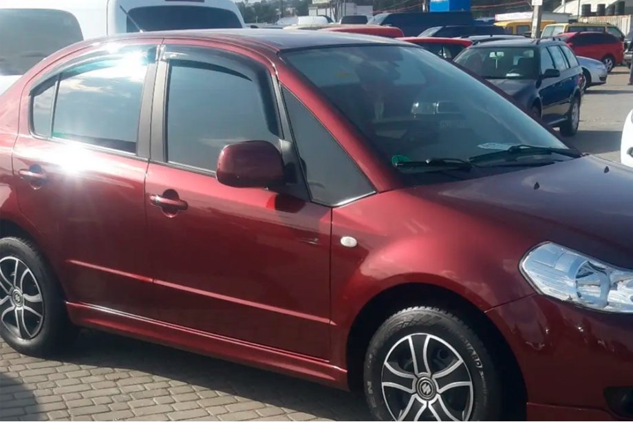 Suzuki SX4 2006-2013 Window Deflectors SD (4 pcs, HIC) Image