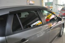 Suzuki SX4 S-Cross 2013-2016 Window Deflectors (4 pcs, HIC) photo 3