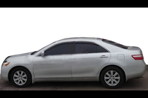 Toyota Camry 2006-2011 Window visors with chrome trim (EU, 4 pcs, HIC) photo 1