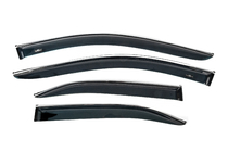 Toyota Camry 2006-2011 Window visors with chrome trim (EU, 4 pcs, HIC) photo 2