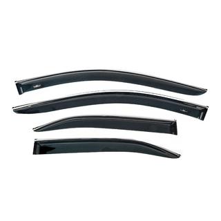 Window visors with chrome trim (EU, 4 pcs, HIC) Toyota Camry 2006-2011 photo 2