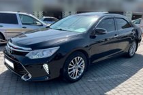 Toyota Camry 2011–2017 Window visors with chrome trim (2011-2017 EU / 2011-2014 USA, 4 pcs, HIC) photo 1