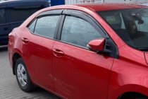 Toyota Corolla 2013-2019 Window Deflectors (4 pcs, HIC) photo 1