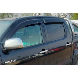 Window Deflectors (4 pcs, HIC) Toyota Hilux 2006-2015 photo 1