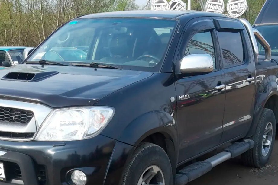 Toyota Hilux 2006-2015 Window Deflectors (4 pcs, HIC) Photo 3