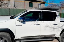 Toyota Hilux 2015- Window Deflectors (4 pcs, HIC) photo 6