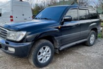 Toyota Land Cruiser 100 1998-2007 Window Deflectors (4 pcs, HIC) photo 2