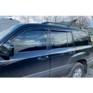 Window Deflectors (4 pcs, HIC) Toyota Land Cruiser 100 1998-2007 photo 1