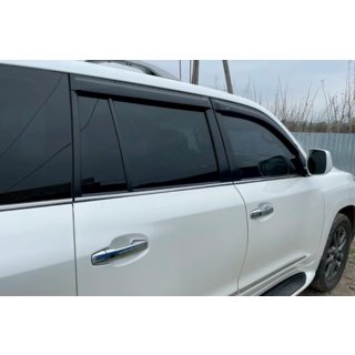 Window Deflectors 8cm (4 pcs, HIC) Toyota Land Cruiser 200 2007-2021 photo 3